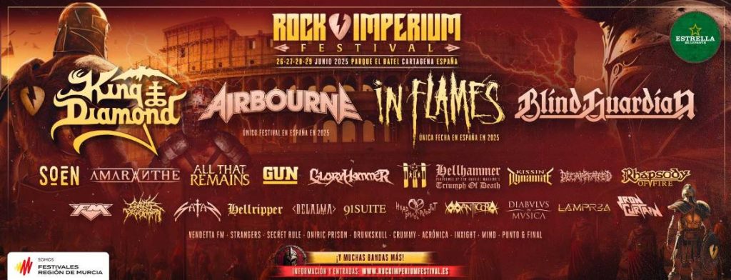 King Diamond Y Blind Guardian Encabezan Las Nuevas Confirmaciones Del Rock Imperium Festival 2025