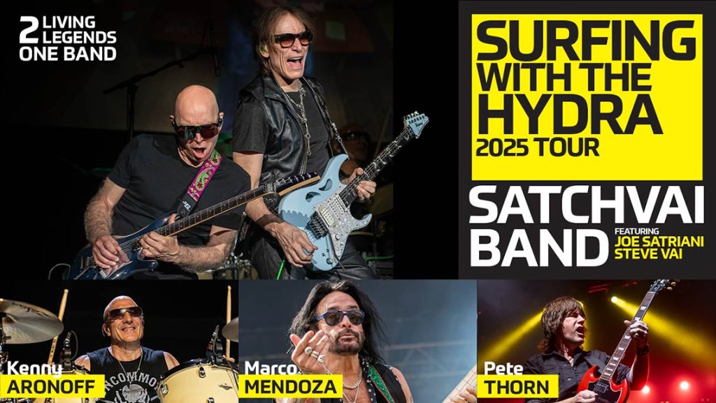 SatchVai Band: La unión de Joe Satriani y Steve Vai en una banda